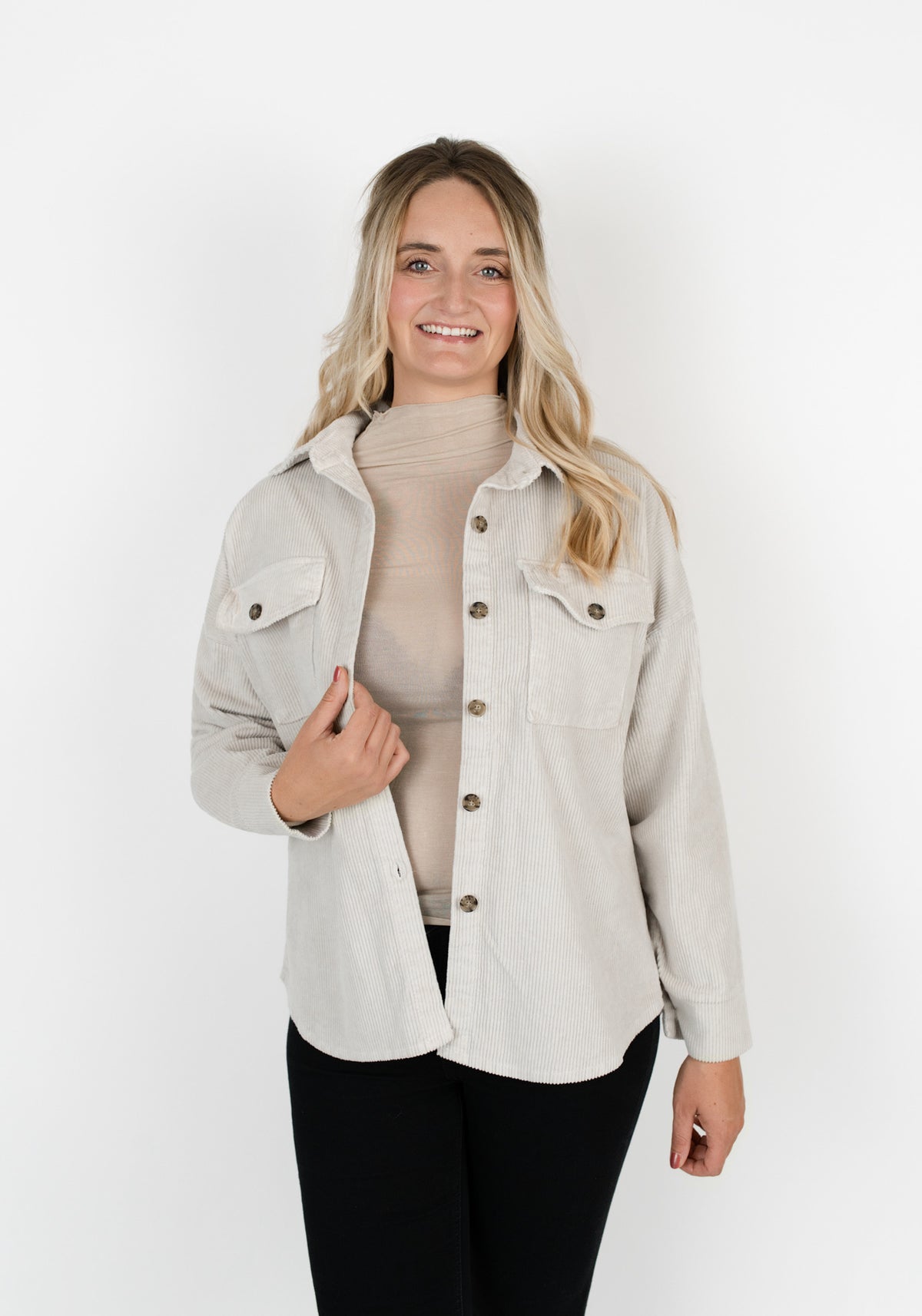 Hemd Jacke aus Cord