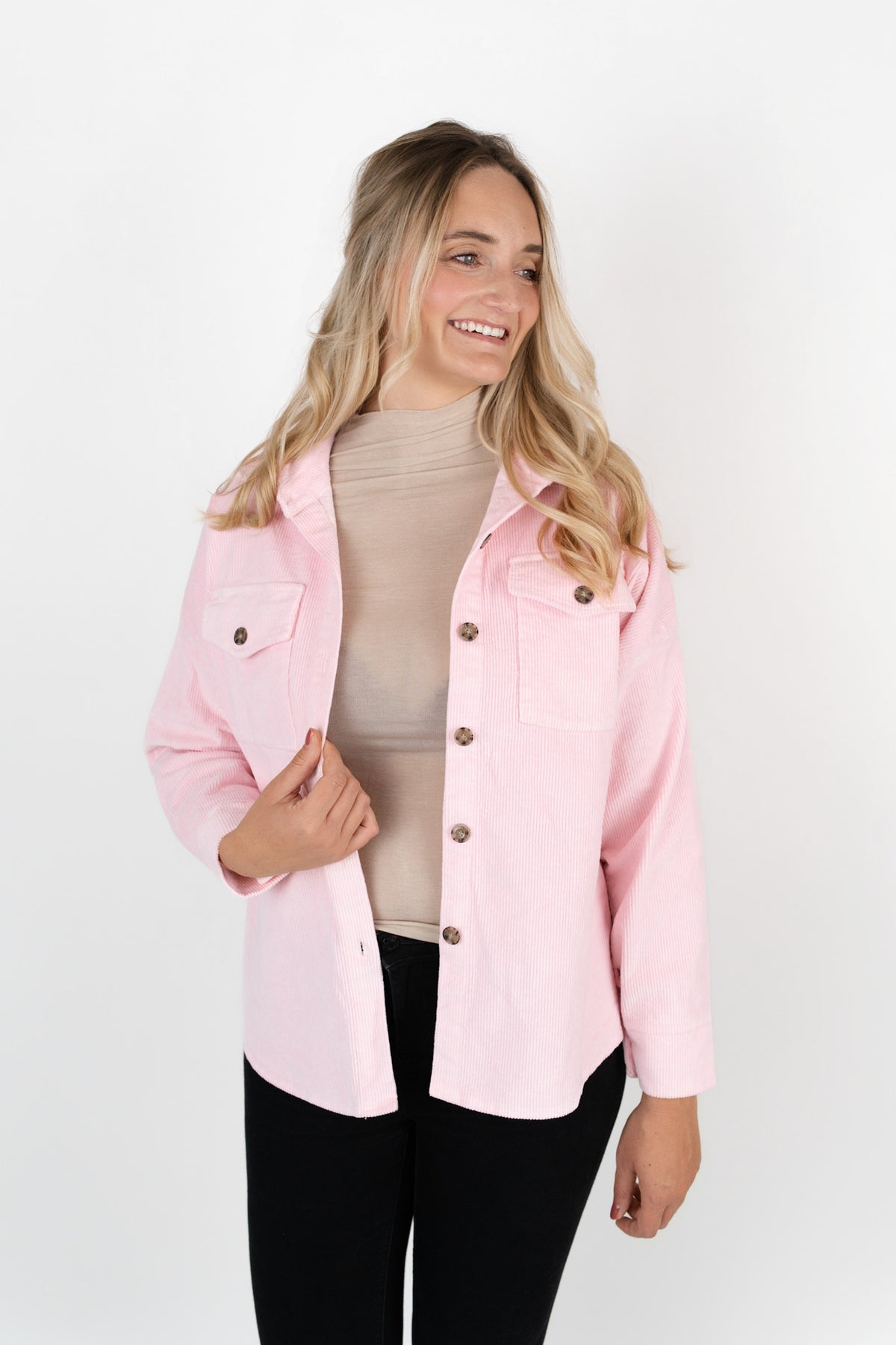 Hemd Jacke aus Cord