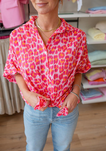 Musselin Hemd in Leo