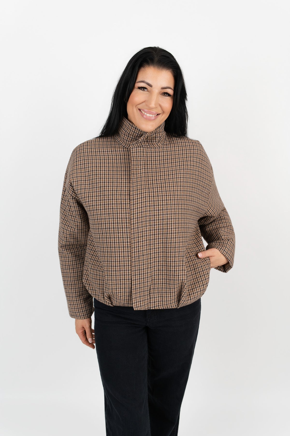 Jacke kariert