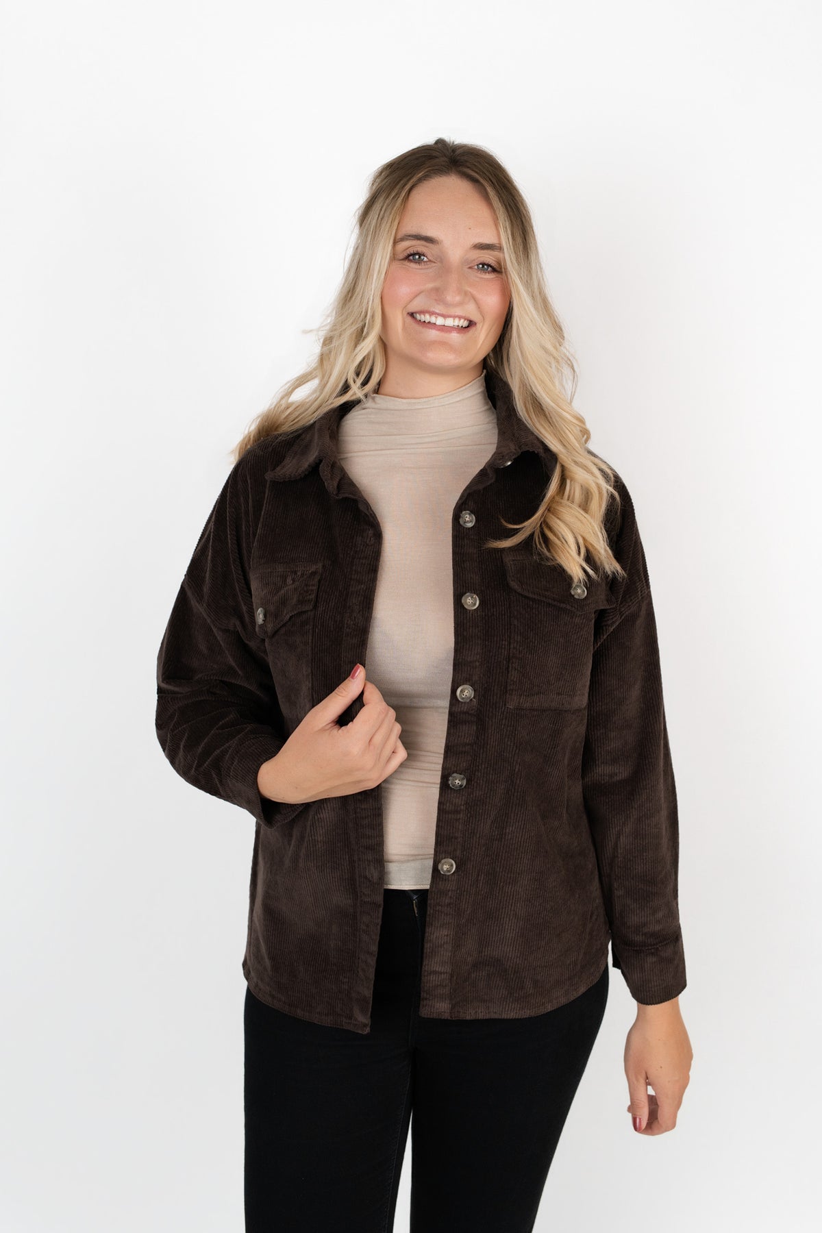 Hemd Jacke aus Cord