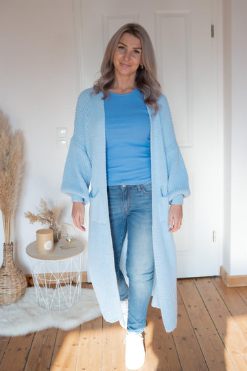 Cardigan hellblau