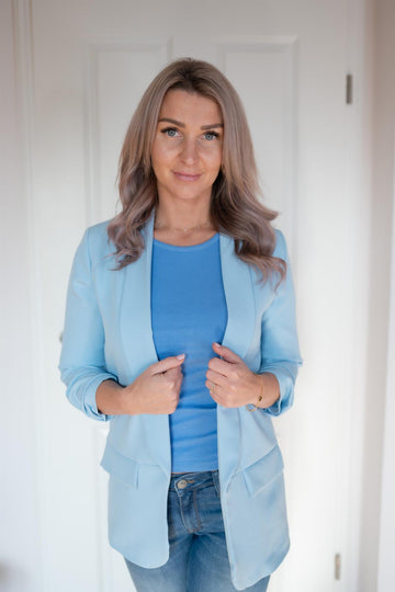 Blazer hellblau