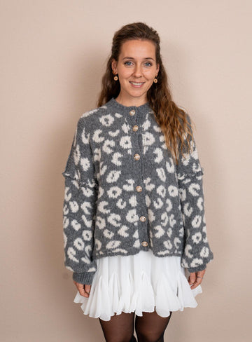 Jacke in kurz mit goldenen Knöpfen Leo