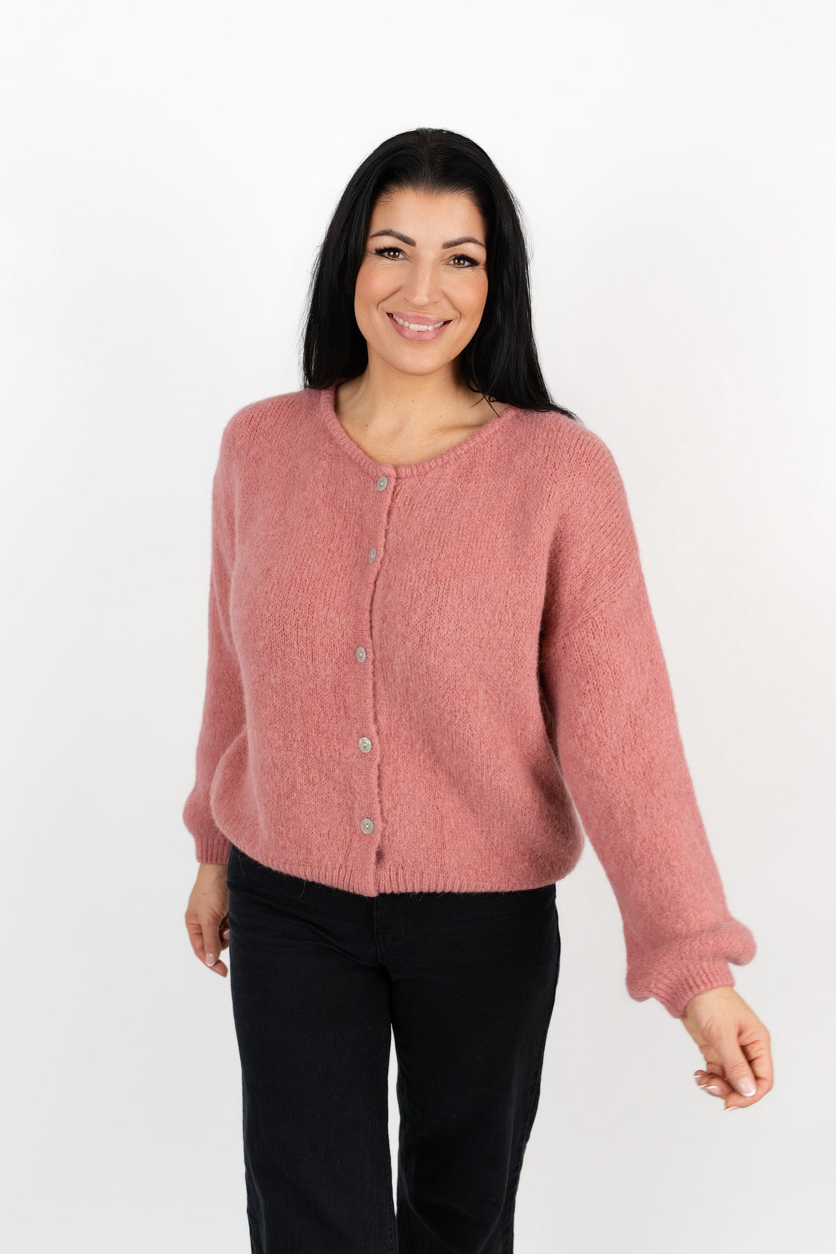 Kurze Strickjacke