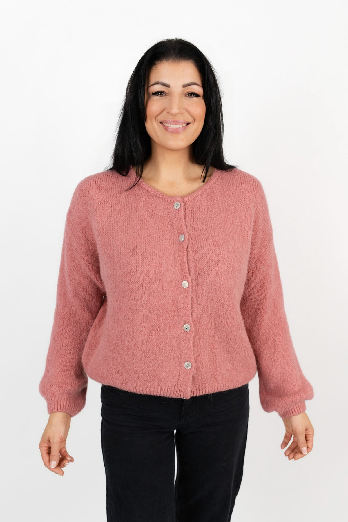 Kurze Strickjacke