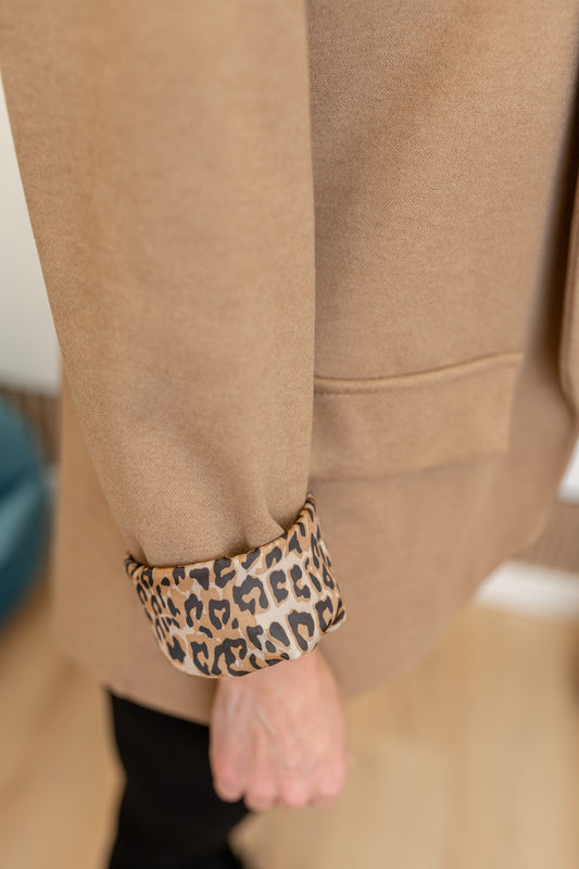 Blazer mit Leodetail