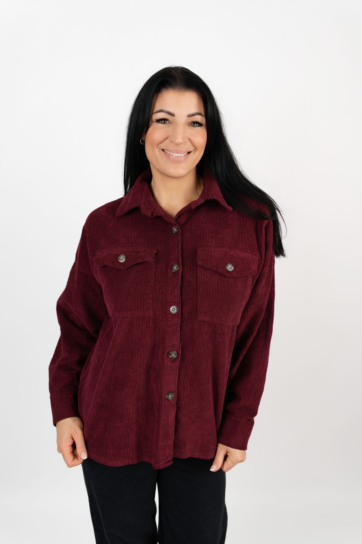 Hemd Jacke aus Cord