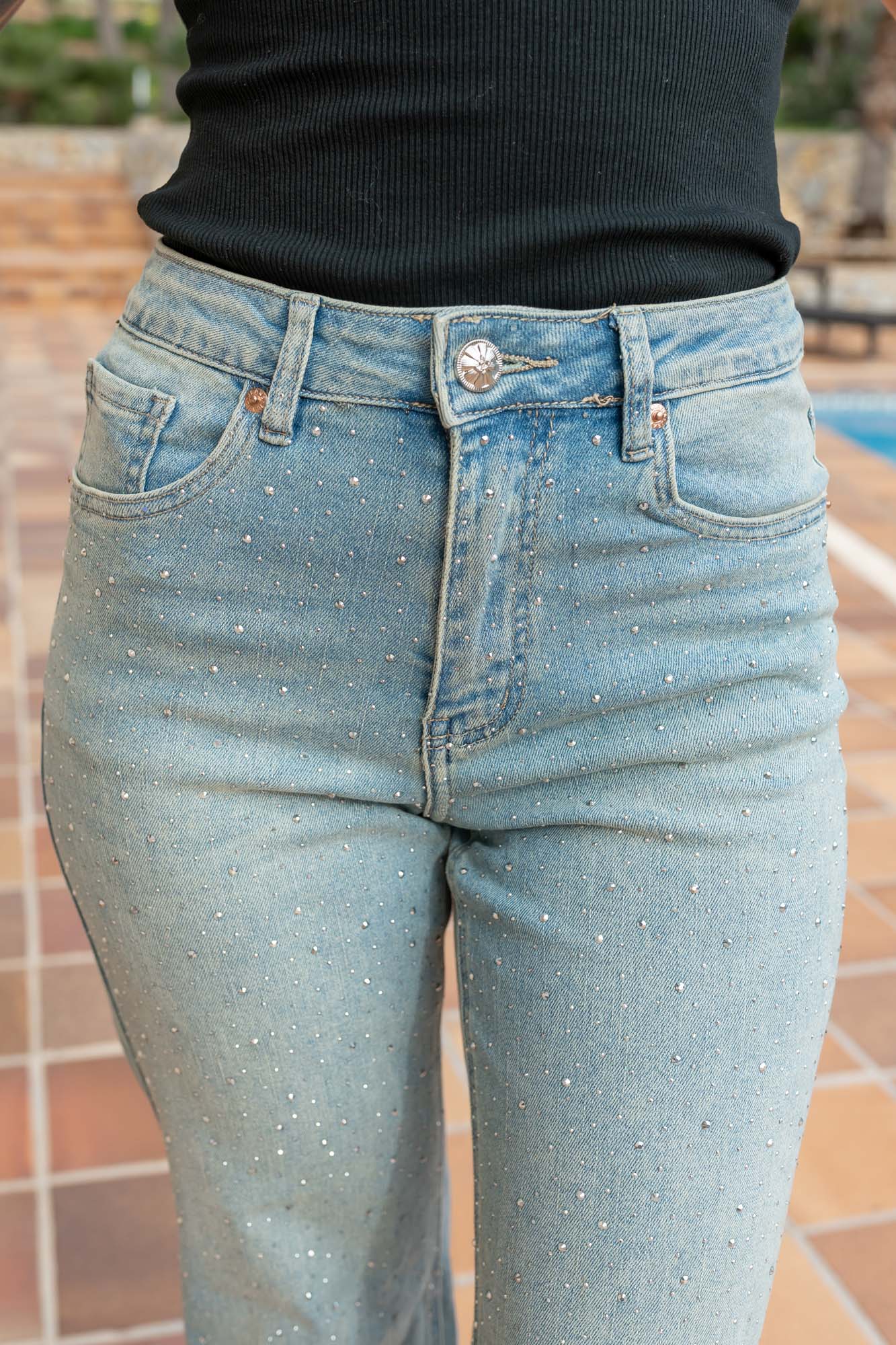 Jeans mit Glitzer