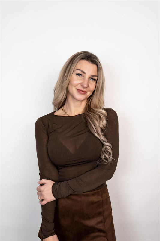 Langarmshirt Rundhals Kaschmir