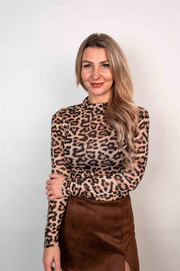 Rollkragenshirt Leo mit Kashmir