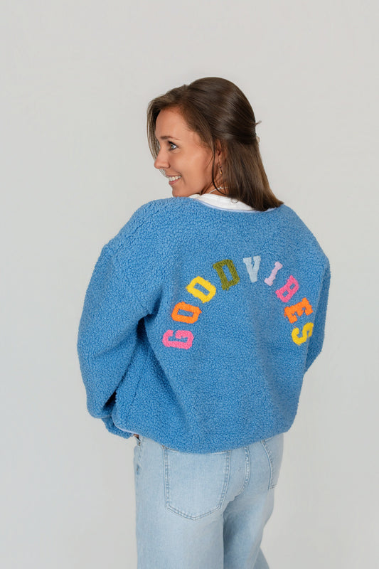 Jacke "Good Vibes" Teddyfleece