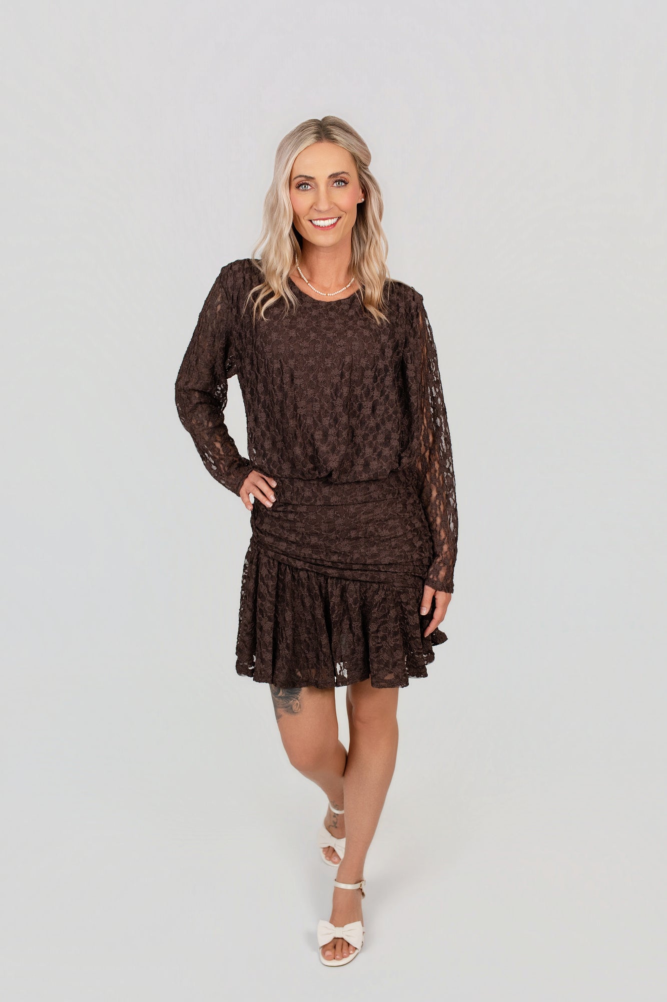 Spitzen Kleid