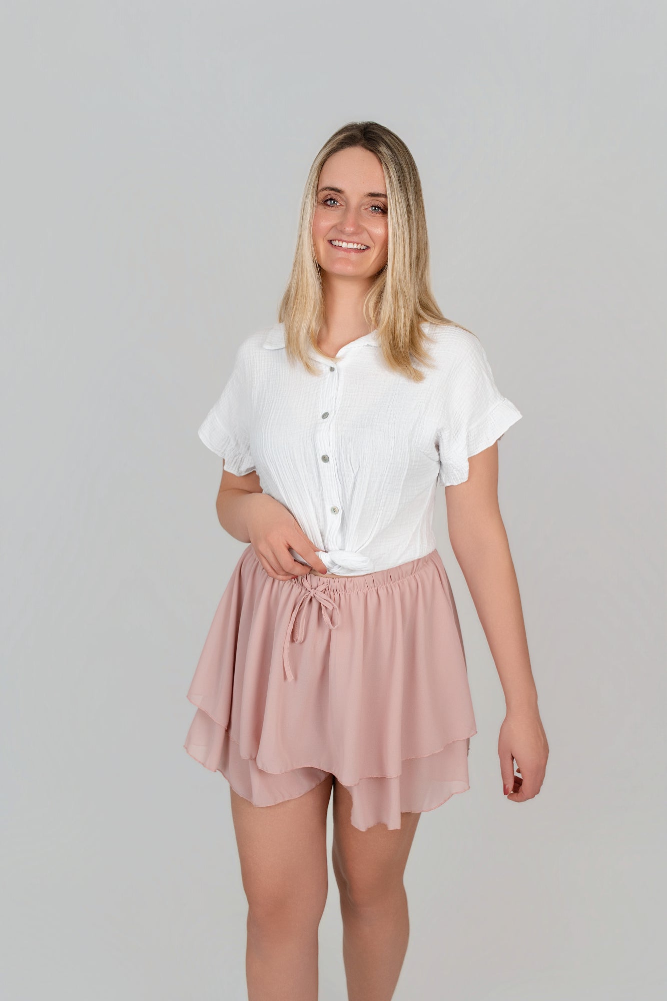 Skort mit Schleife