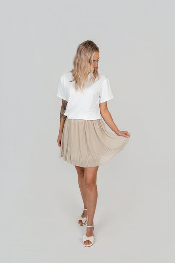 Plissierter Mini Rock