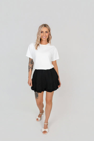 Musselin Skort
