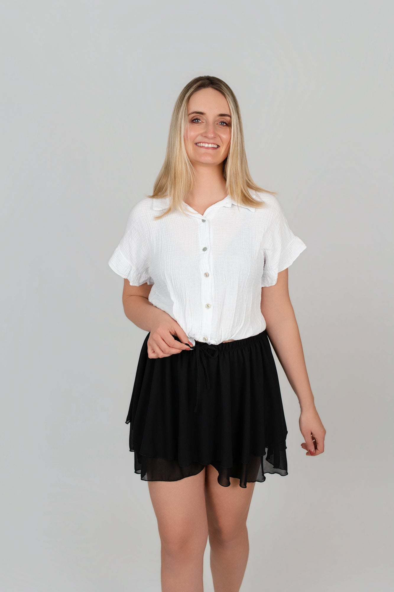 Skort mit Schleife