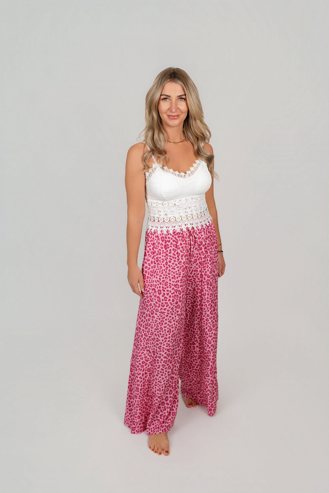 Stoffhose Wide Leg Leo