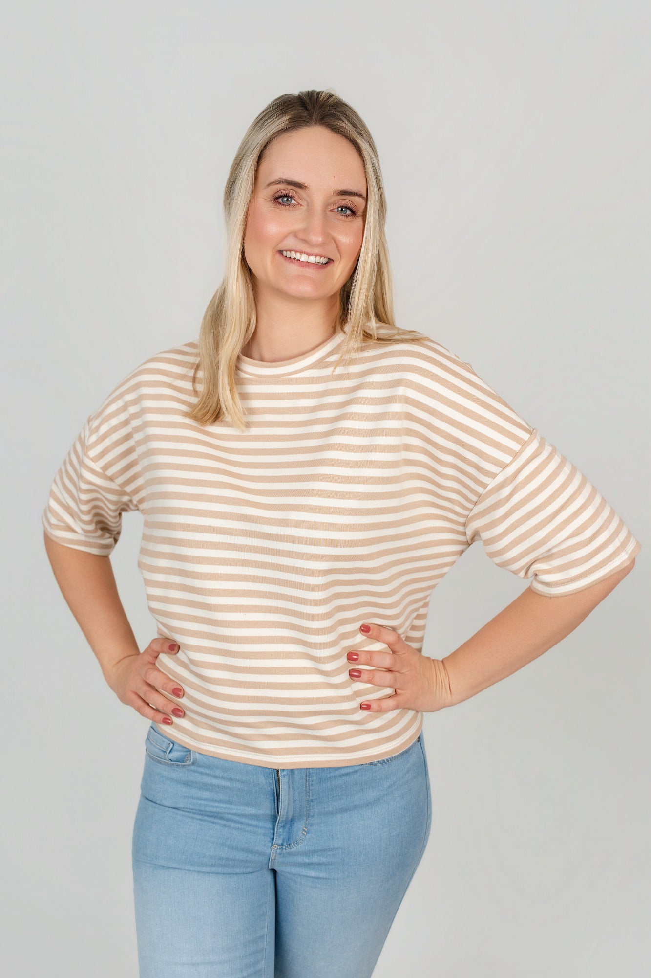 Shirt gestreift kurzarm