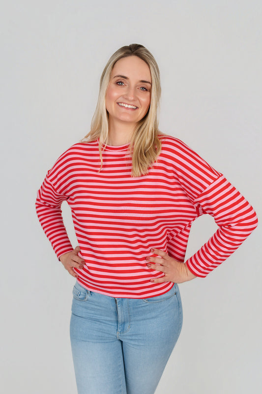 Pullover gestreift langarm