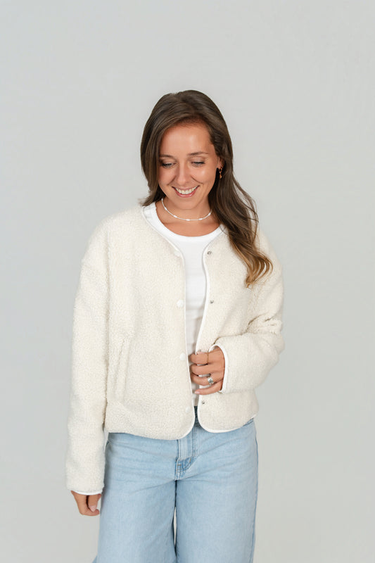 Jacke "Good Vibes" Teddyfleece