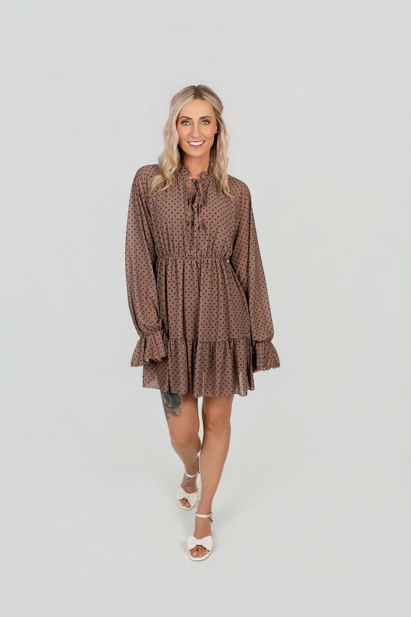 Kleid mit Punkten