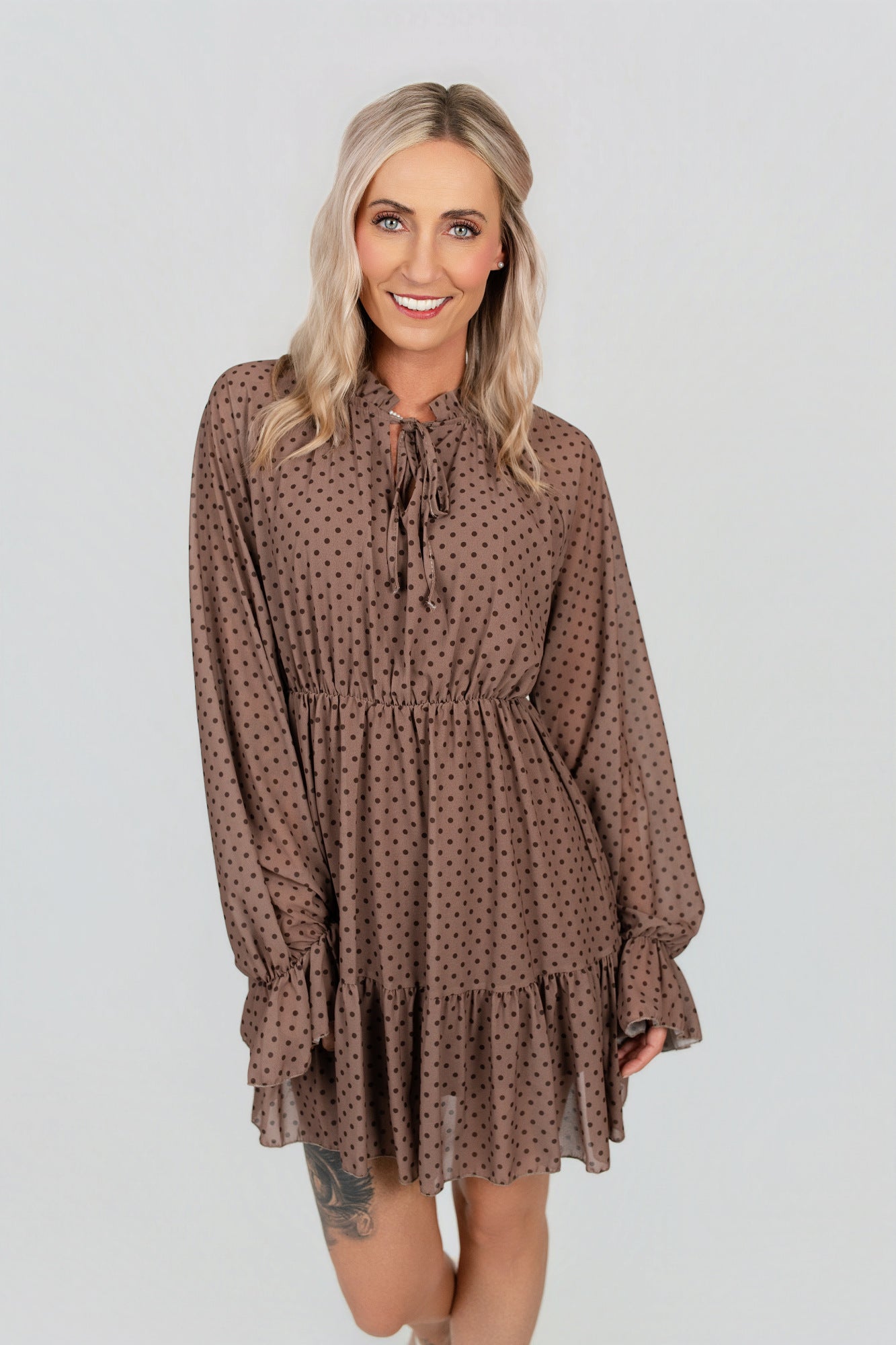 Kleid mit Punkten