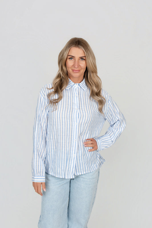 Bluse mit Spitze & Lochmuster