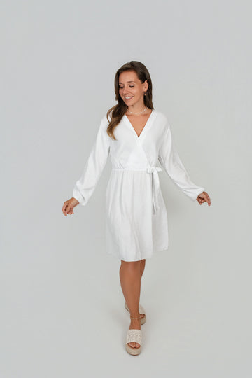 Musselin Kleid Langarm