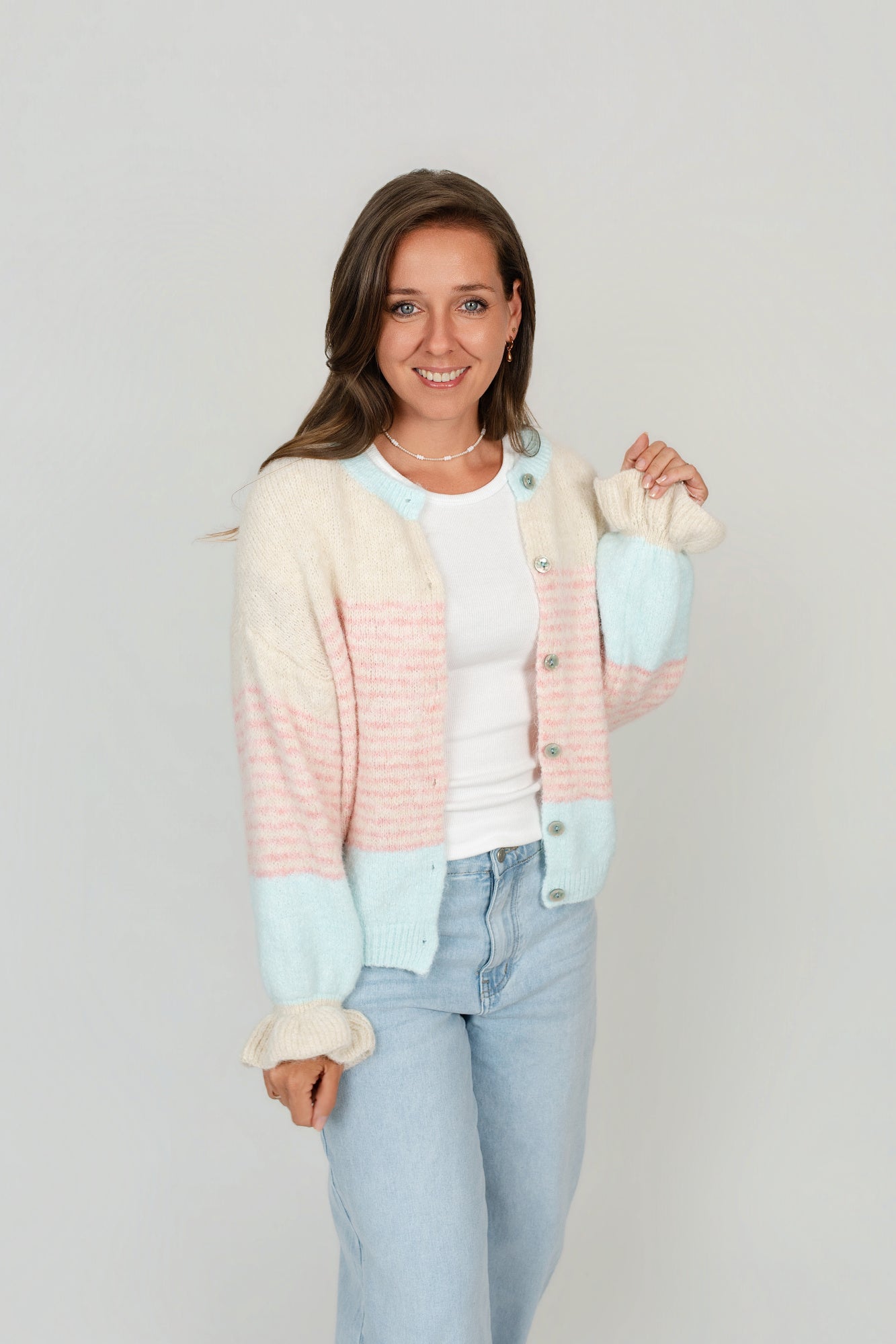 Jacke mit Volantärmeln