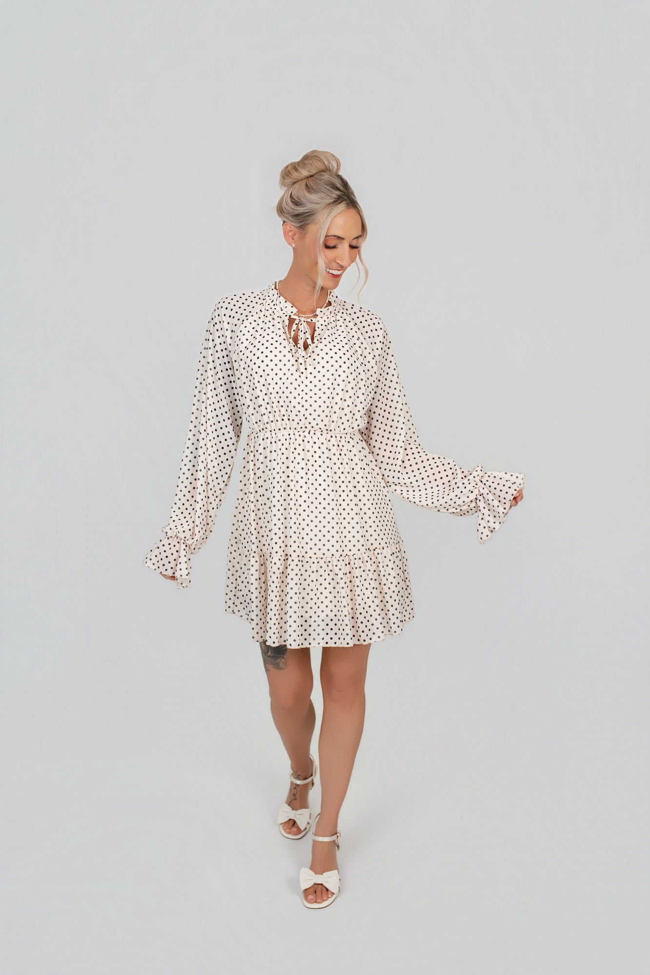 Kleid mit Punkten