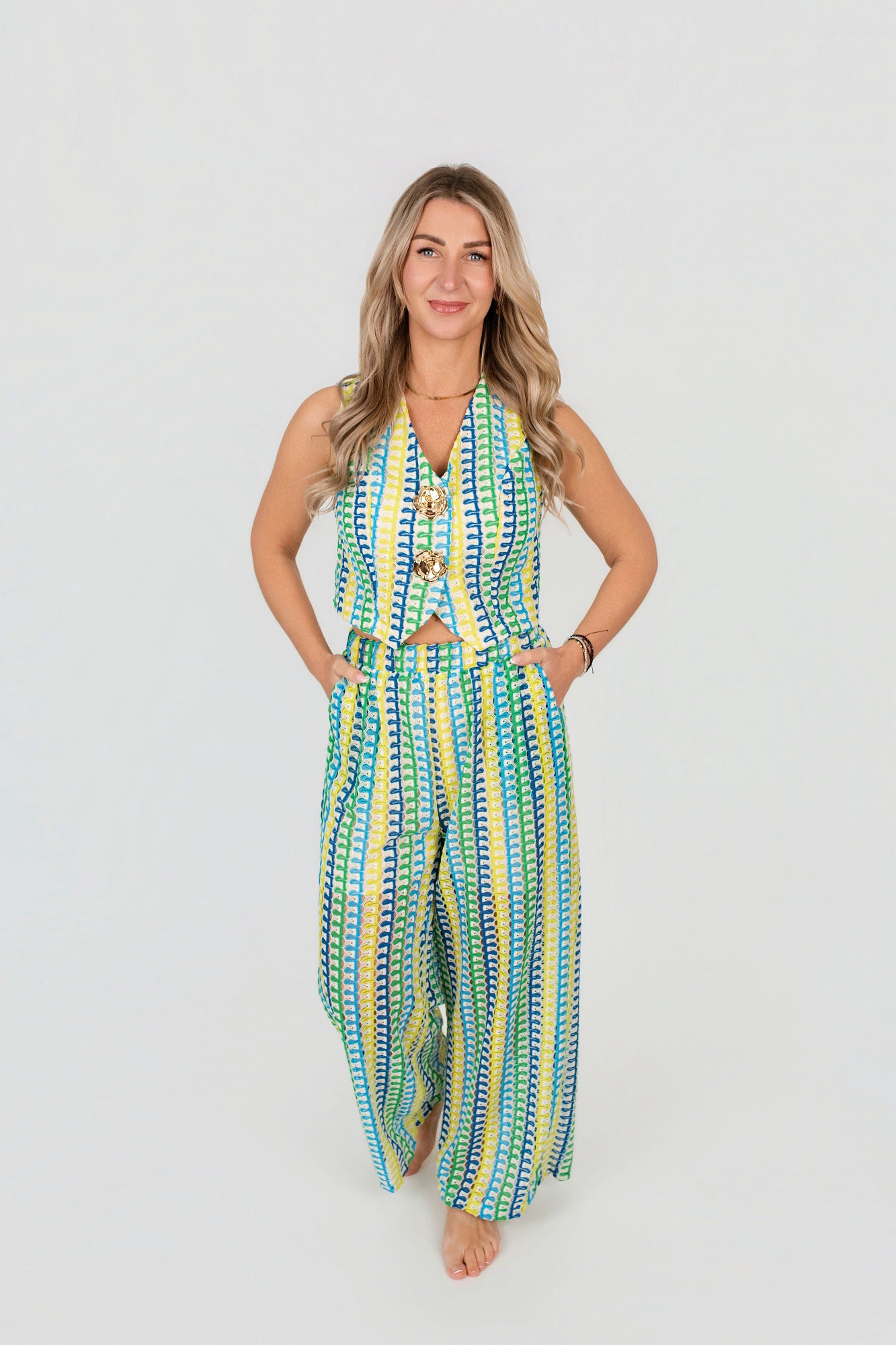 Set aus Weste & Hose