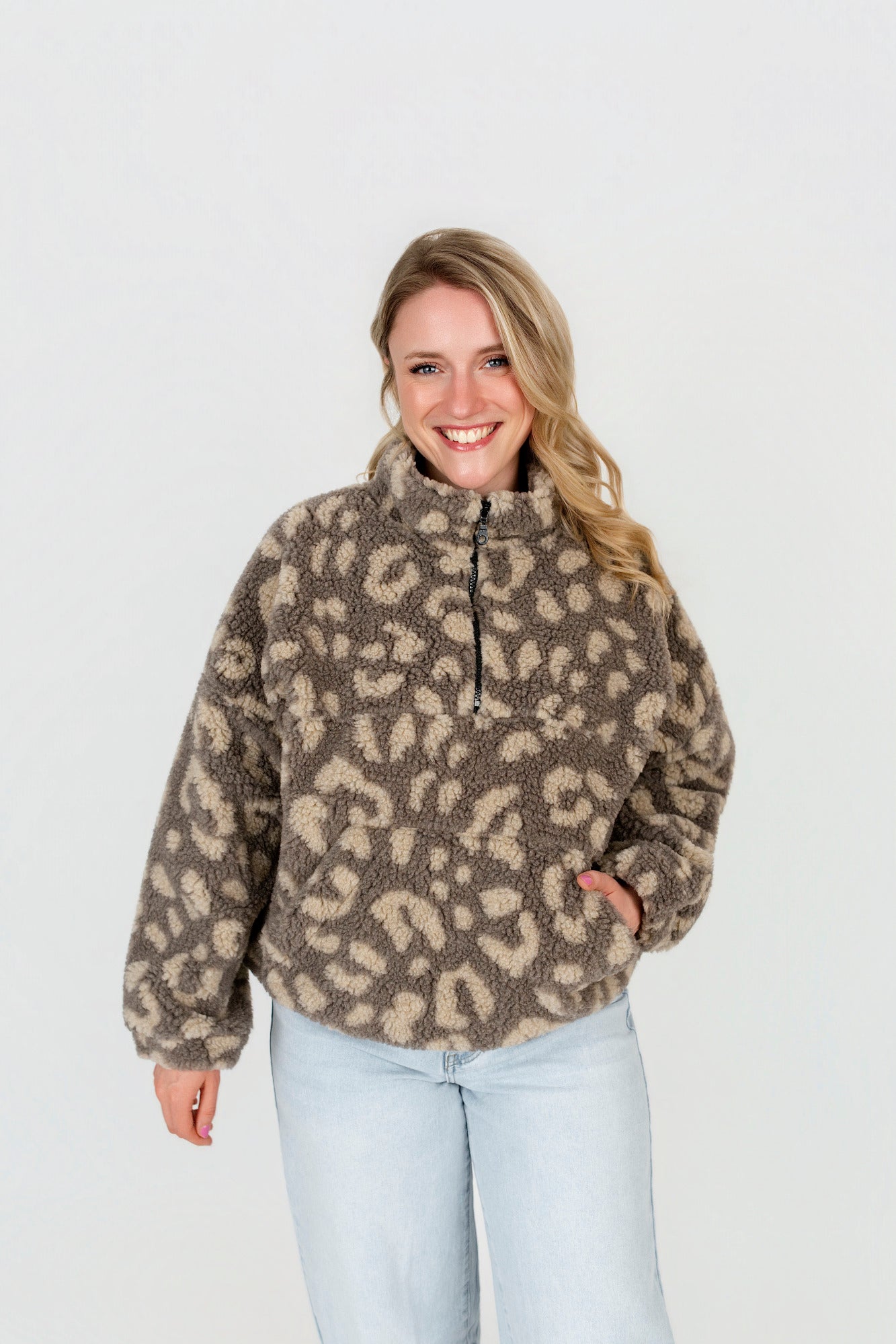 Sweater in Teddyfleece Leo