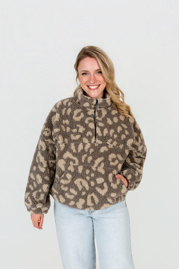 Sweater in Teddyfleece Leo