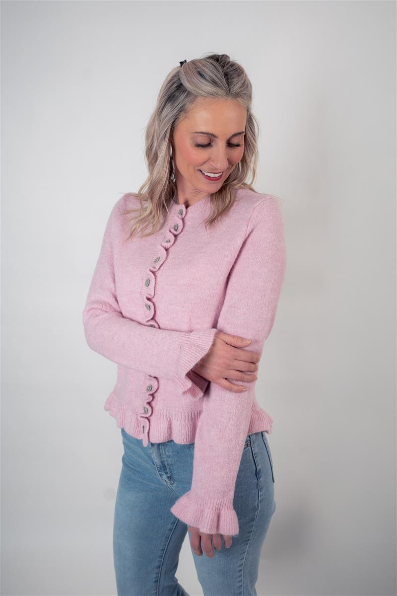 Jacke mit Rüschen