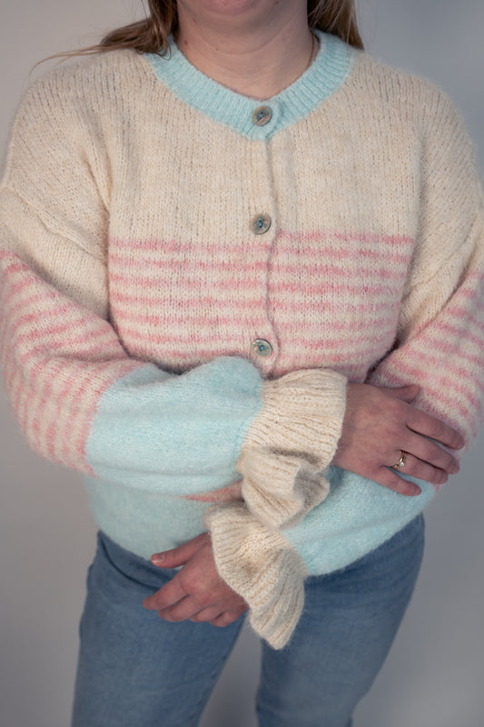 Jacke mit Volantärmeln