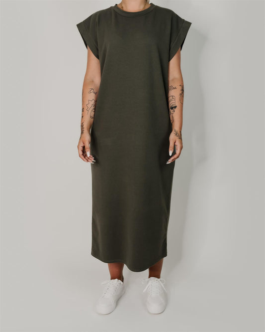 Shirt Kleid in khaki