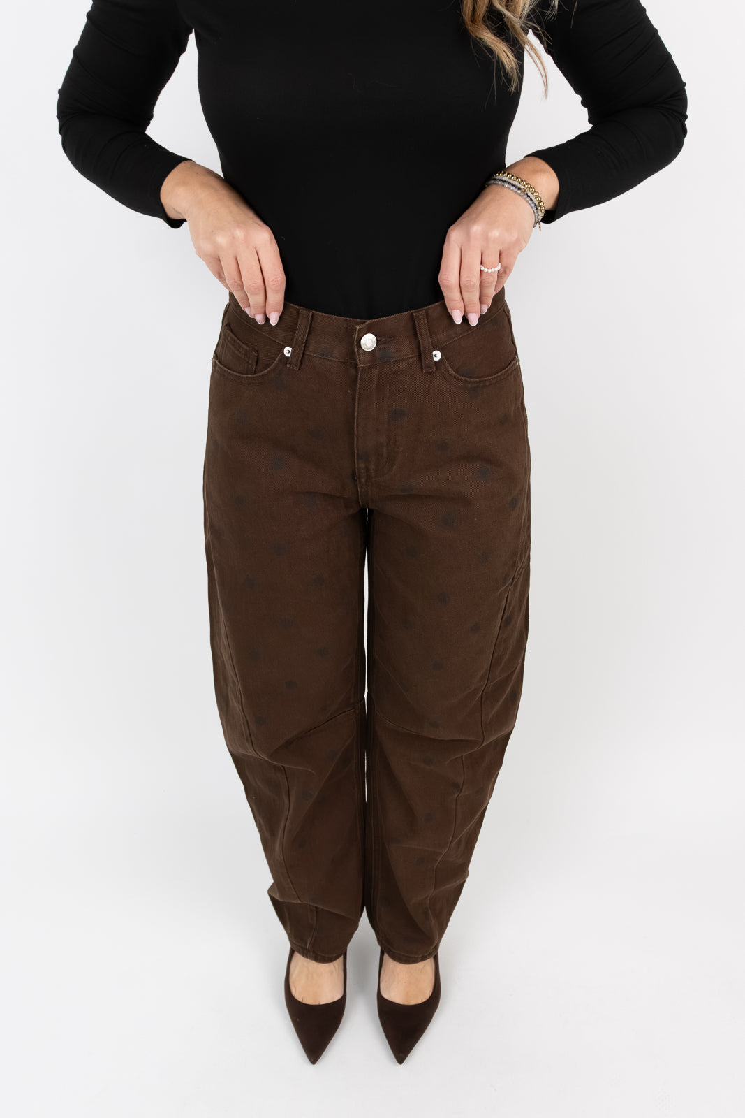 Barrel Jeans Polkadots